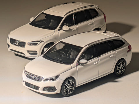 BritEM Exclusive: Norev 1/43 Volvo XC90 & Peugeot 308 SW UK Emergency Vehicle DIY Bundle