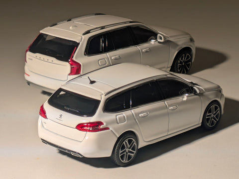 BritEM Exclusive: Norev 1/43 Volvo XC90 & Peugeot 308 SW UK Emergency Vehicle DIY Bundle