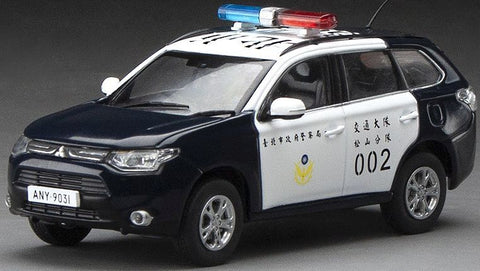 🇹🇼 Vitesse 1/43 Mitsubishi Outlander Tapiei City Police Model