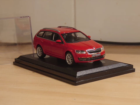 Abrex 1/43 Skoda Octavia Combi (3rd Gen) Red Model [Read Description]